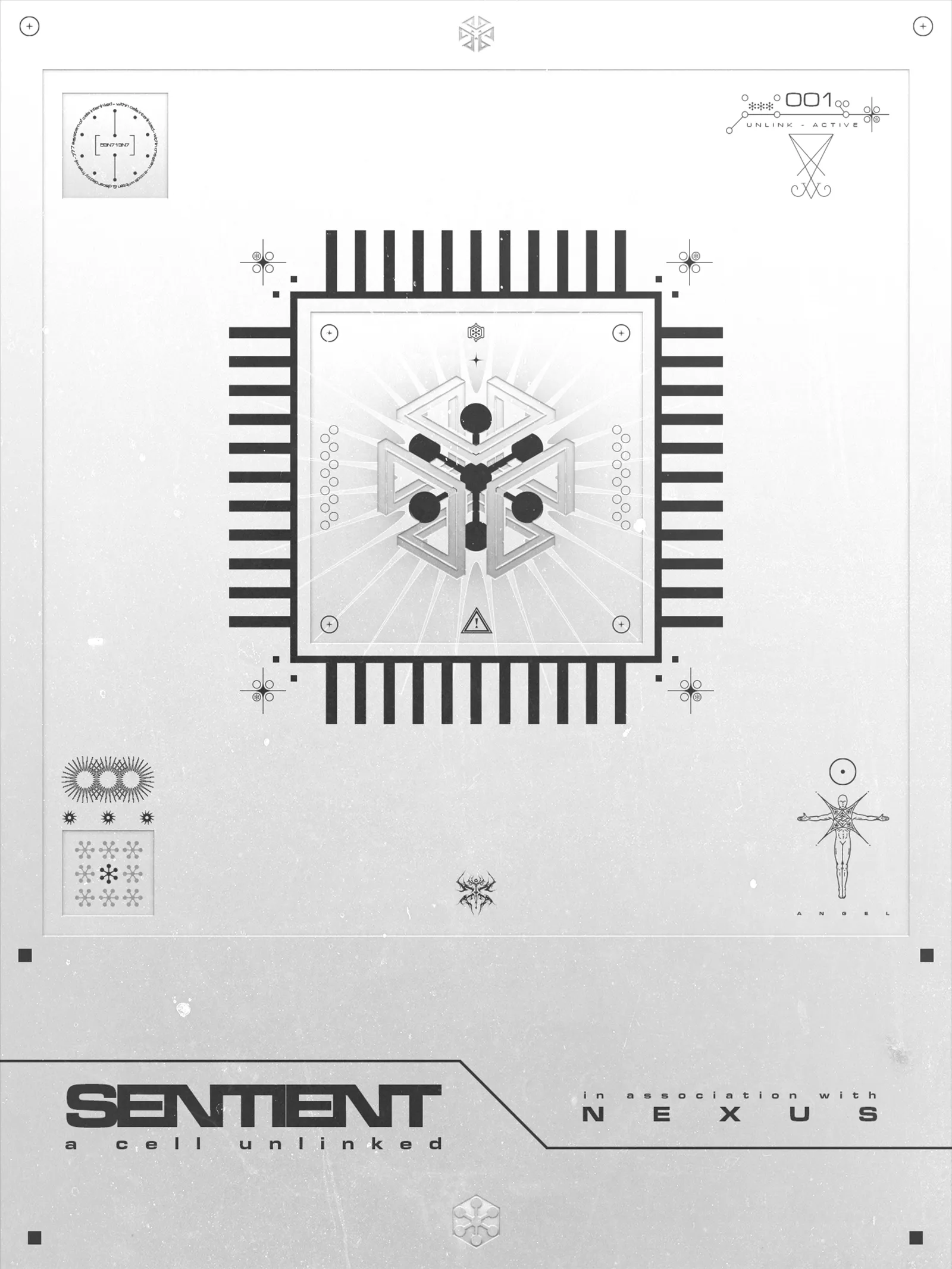 Sentient — a cell unlinked, processor poster